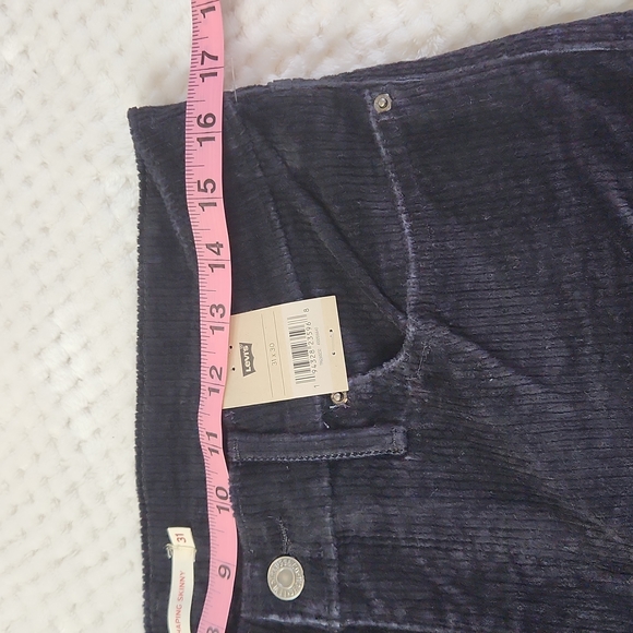 LEVIS 311 BLACK CORDUROY SHAPING SKINNY WOMENS JEANS  SIZE W31  L30  NEW - Picture 11 of 15